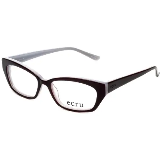 Ecru Bowie Designer Acetate Reading Glasses image {7}