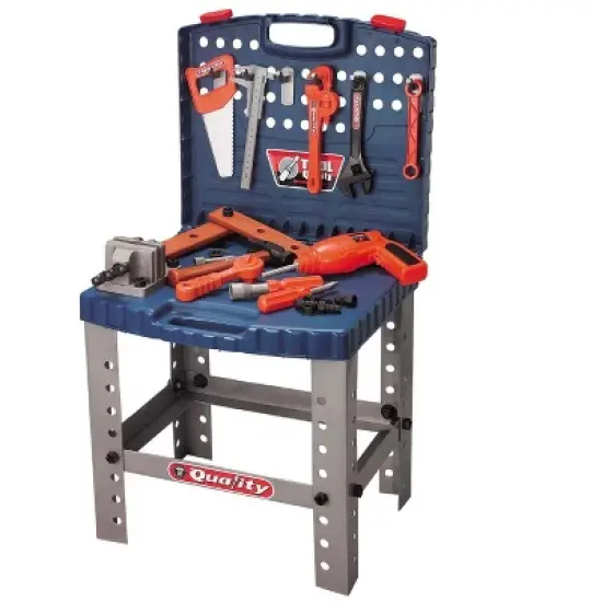 Link Ready! Set! Play!16" Pretend Play Tool Set Workbench For Kids image {2}