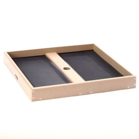 Birds Choice 21-1/2" x 21-1/2" Seed Catcher Open Platform Bird Feeder: Weather-Resistant, No Assembly Required image {1}