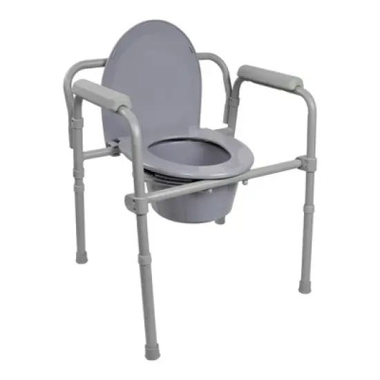 McKesson Folding Commode Chair, 350 lbs Capacity, 1 Count image {7}