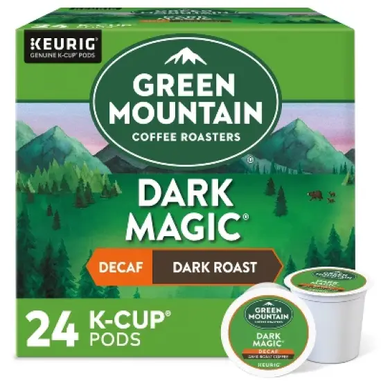 Green Mountain Dark Magic Roast Keurig K-Cup Coffee Pods - Decaf - 24ct image {15}