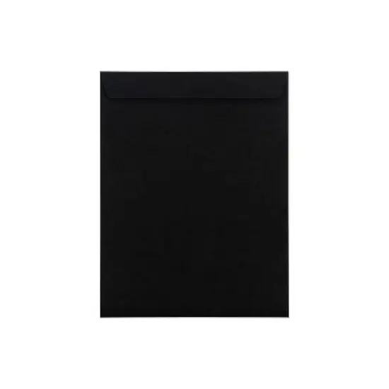 JAM Paper 10 x 13 Open End Catalog Envelopes Black 100/Pack (87733) image {1}