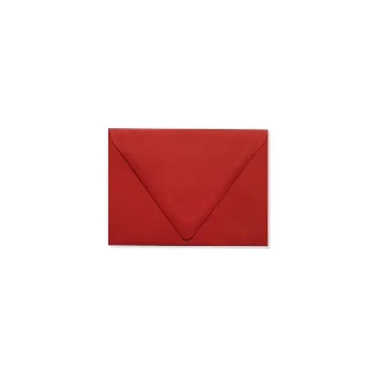 LUX A6 Contour Flap Envelopes 4 3/4 x 6 1/2 50/Box Ruby Red EX-1875-18-50 image {1}