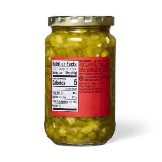 Hot Diced Jalapenos - 12oz - Market Pantry&trade; image {1}