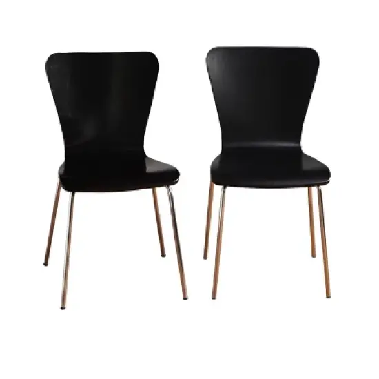 Set of 2 Pisa Modern Bentwood Dining Chairs - Buylateral image {5}