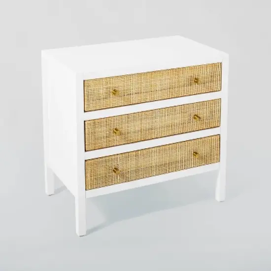 Springville 3 Drawer Nightstand White - Threshold&trade; designed with Studio McGee image {3}