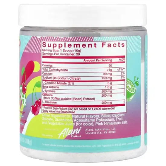 Alani Nu Pre-Workout, Cherry Twist, 10.9 oz (308 g) image {1}