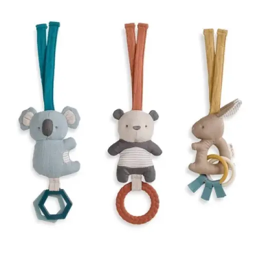 Itzy Ritzy Wooden Ritzy Activity Gym with Playmat and Three Removable Toys image {5}