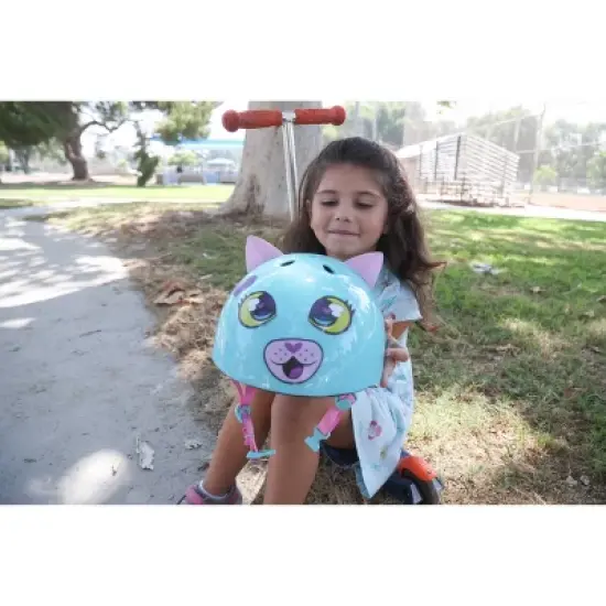 Raskullz Cling Cat Child Helmet - Light Blue image {11}