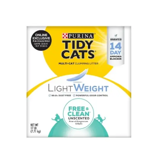 Tidy Cats Free & Clean Unscented Lightweight Cat Litter image {6}