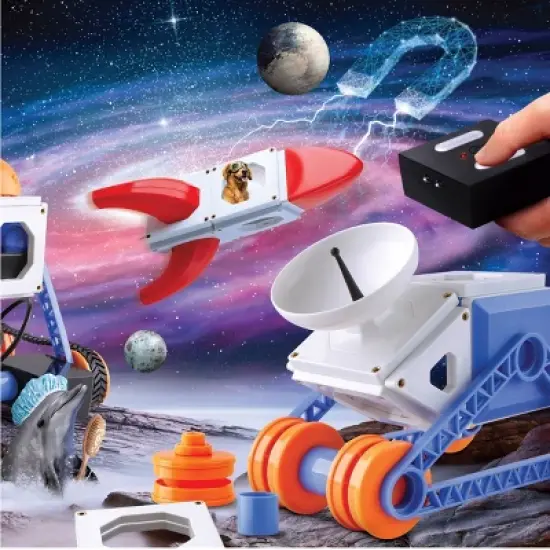 Discovery #Mindblown Magnetic Building Tiles Building with Remote Control image {1}