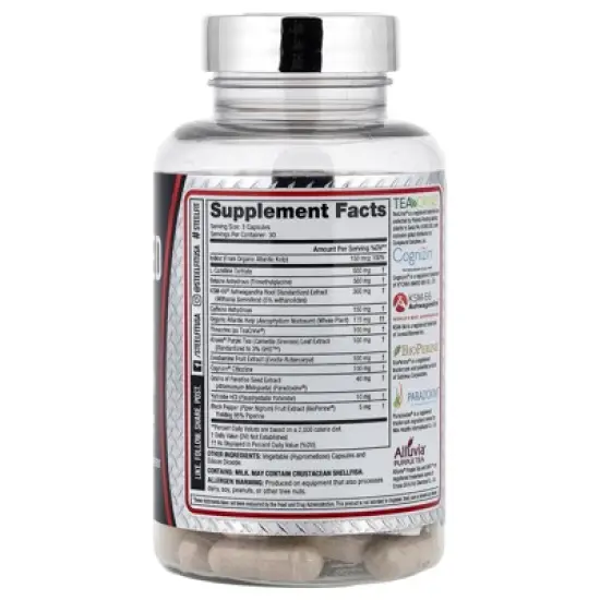 SteelFit Shredded Steel - Extreme Weight Loss Supplement - Thermogenic - Fat Loss - Energy - Boost Metabolism - Appetite Suppressant - Yohimbine - image {1}