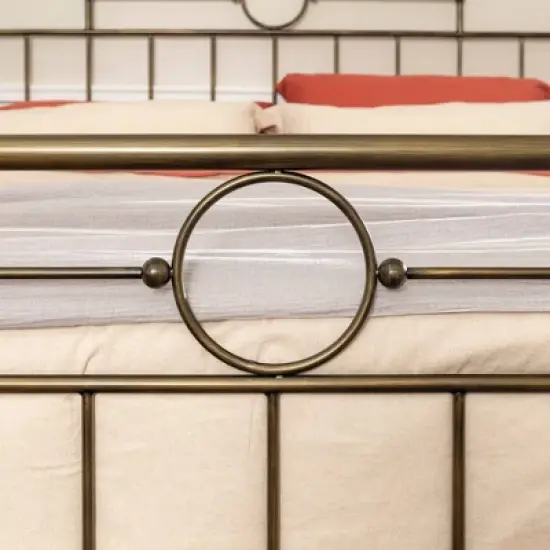 Raven Industrial Vintage Metal Pipe Bed - Saracina Home image {8}