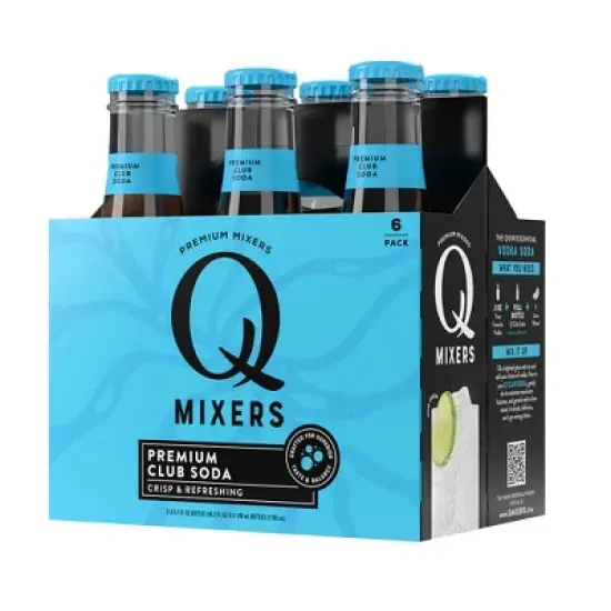 Q Mixers Club Soda - Case of 4/6/6.7 fz image {1}