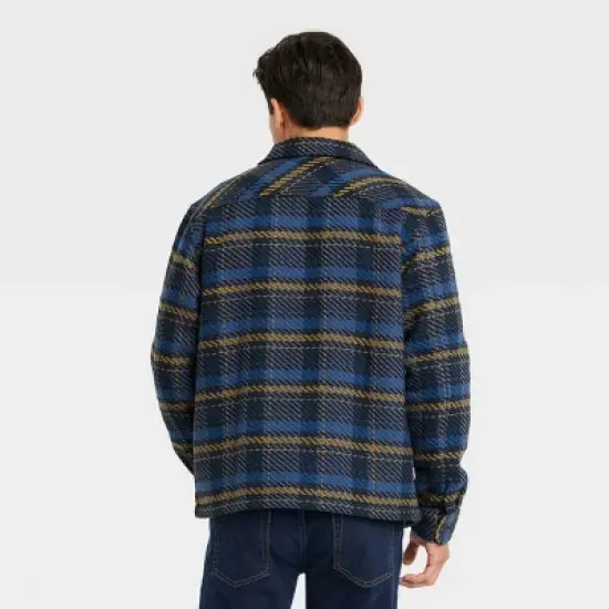 Men's Plaid Woven Shirt Jacket - Goodfellow & Co&trade; image {1}