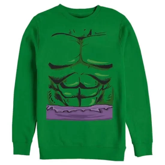 Men's Marvel Halloween Hulk Classic Costume Sweatshirt image {3}
