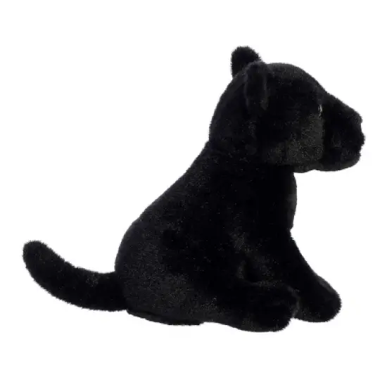 Aurora Small Panther Eco Nation Eco-Friendly Stuffed Animal Black 7.5" image {4}