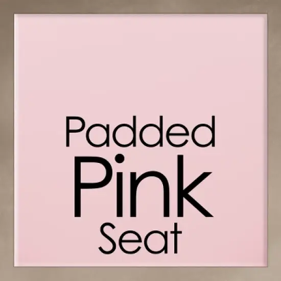 Set of 4 Counter Height Bar Stools &ndash; 24-Inch Backless Folding Chairs with 300lb Capacity for Kitchen, Rec Room, or Game Room by Trademark Home (Pink) image {4}