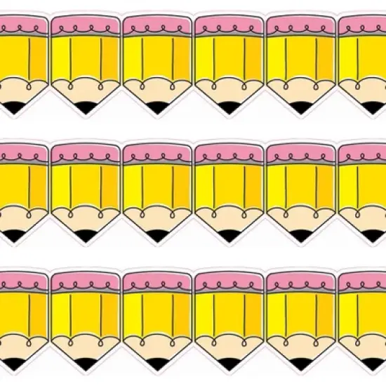 Creative Teaching Press&reg; Doodle Pencils EZ Border&trade;, 48 Feet Per Pack, 3 Packs image {3}