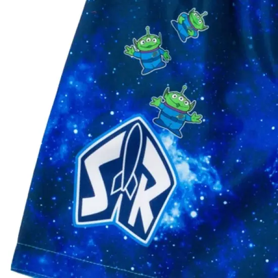Disney Pixar Pixar Toy Story Buzz Lightyear Woody Alien Swim Trunks Bathing Suit Little Kid  image {2}