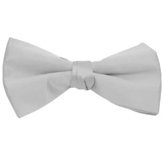 Young Boy's Pre-tied Clip On Bow Tie - Formal Tuxedo Solid Color image {7}