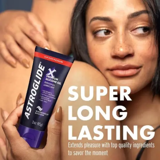 Astroglide X Premium Silicone Gel Personal Lube - 3oz image {4}