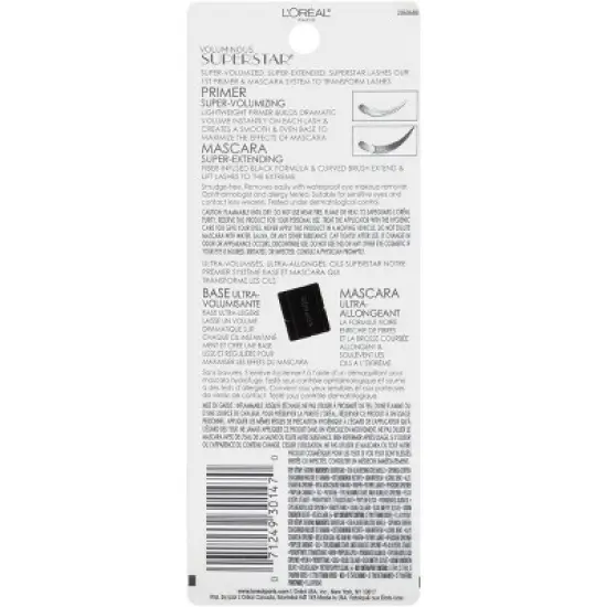 L'Oreal Paris Voluminous Superstar Mascara - 0.41 fl oz image {2}