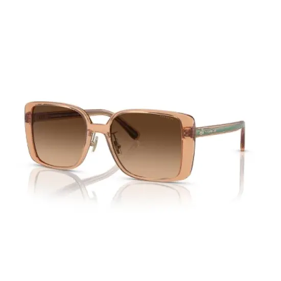 Coach HC8375 56mm Female Square Sunglasses image {9}