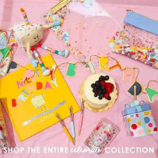 Packed Party Celebrate Acrylic Clipboard; Cute Plastic Decorative Fancy Clip Board for School Teachers, Kids, and Women; Fun and Stylish Transparent image {3}