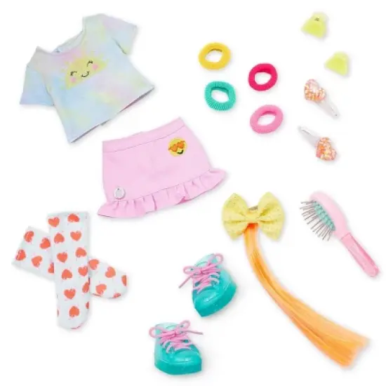 Glitter Girls Duckie Turquoise Hair & Styling Accessories 14" Poseable Fashion Doll image {4}