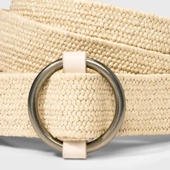 Women's Woven Belt - Ava & Viv&trade; Beige image {2}