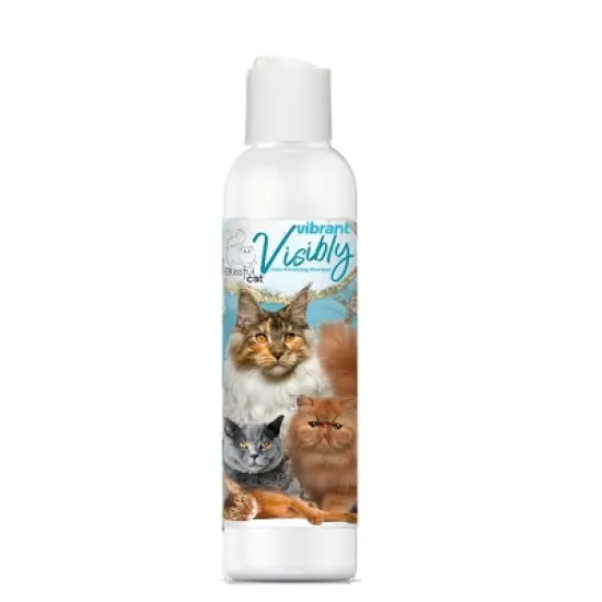 The Blissful Cat Visibly Vibrant Coat Enhancing Cat Shampoo image {7}