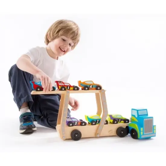 Melissa & Doug Mega Race-Car Carrier image {7}