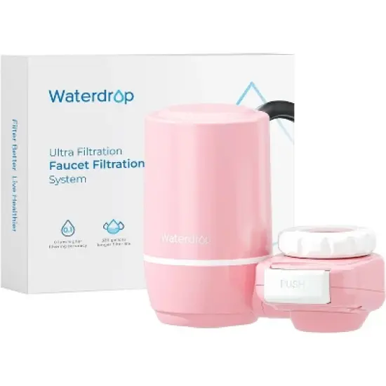 Waterdrop Sink Filter Water Faucet for Skin Care, Bathroom Faucet Filter, 320 Gallons, NSF Certified Water Purifier, 0.01&mu;m Ultra-Filtration System image {9}