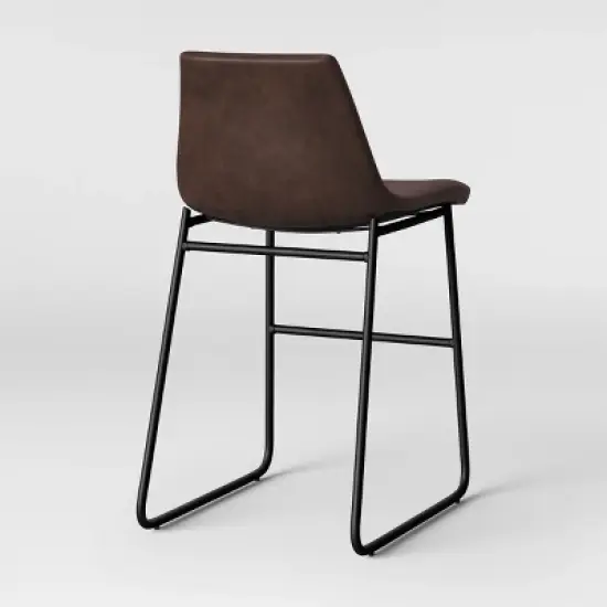 Bowden Faux Leather Counter Height Barstool - Threshold&trade; image {3}