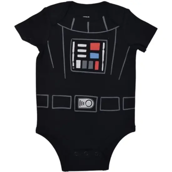 Star Wars Darth Vader Chewbacca Stormtrooper R2-D2 C-3PO Baby Boys 5 Pack Bodysuit  image {4}
