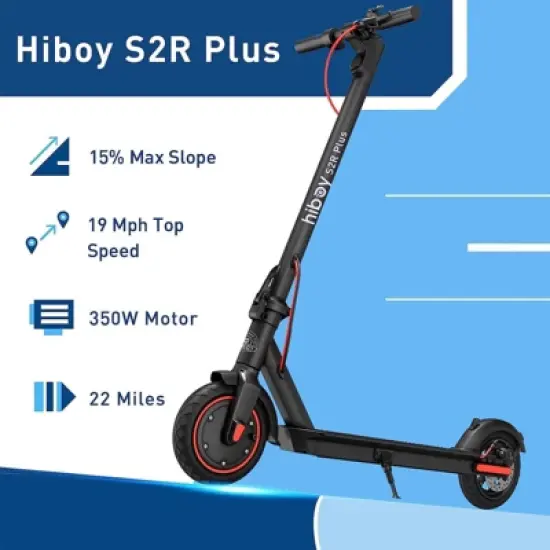 Hiboy S2R Plus Electric Scooter - Black image {5}