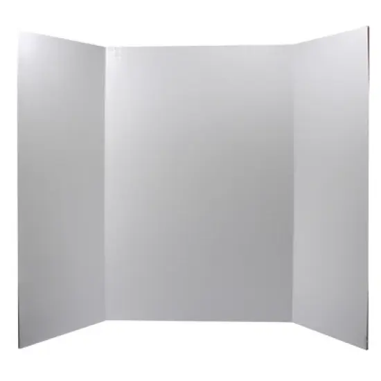 Ghostline&reg; Foam Presentation Board, White, 1/2" Faint Grid 28" x 22", 1 Board image {1}