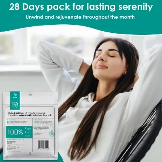 The Friendly Patch Zen Patches 28 Stress, Relax, Calm, Ashwagandha, Gaba & Gotu Kola image {12}