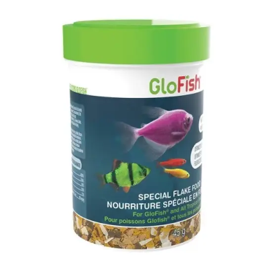 GloFish Special Flake Food Color-Enhancing Tropical Dry Fish Food - 1.59oz image {7}