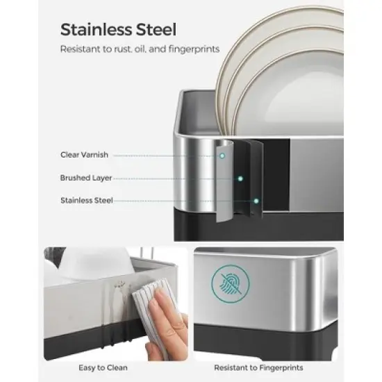 Stainless Steel Dish Drying Rack for Kitchen Counter Dish Drainers image {7}