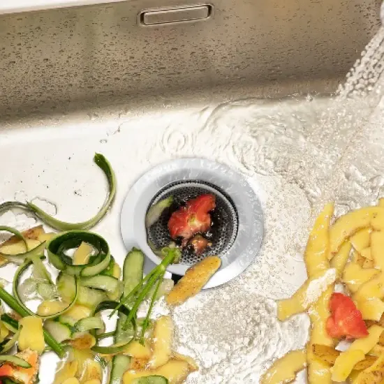 Garnen 2 Pack Kitchen Sink Drain Strainer, Stainless Steel Mesh Sink Strainer Basket, Sink Food Catcher, Shower Drain Hair Catcher For Bathroom, 4.3" image {2}