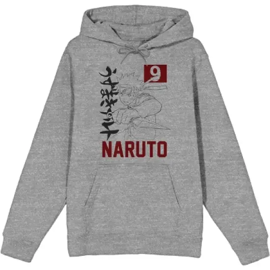 Naruto 09 Athletic Heather Graphic Hoodie image {3}