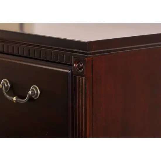 53.25" Huntington Club Four Drawer File Cabinet Cherry - Martin Furniture image {5}