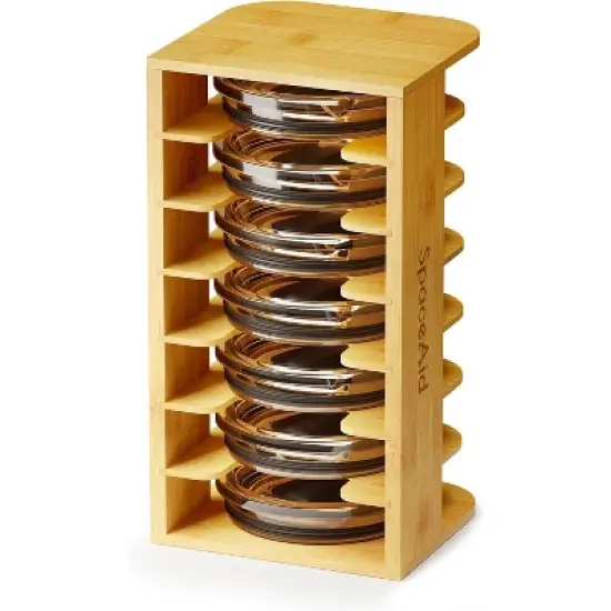 Tumbler Lid Organizer for Kitchen Cabinet (7-Tier)-SpaceAid&reg; image {7}