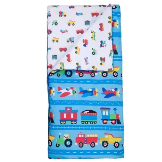 Wildkin Microfiber Kids Sleeping Bag w/ Pillowcase image {7}