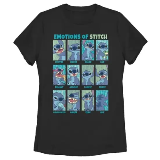 Women's Lilo & Stitch Emotions Of Experiment 626 T-Shirt image {3}