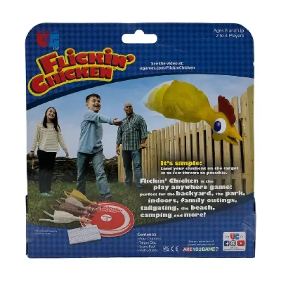University Games Flickin Chicken Toss Game set image {6}