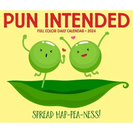 Willow Creek Press 2024 Daily Desk Calendar 5.2"x6.2" Pun Intended image {4}