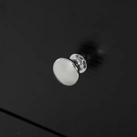 Resenkos End Table with Charging Station, Narrow Sofa Side Table, Wooden Nightstand, Bedroom Living Room Furniture, Black, Small Night Stands image {5}